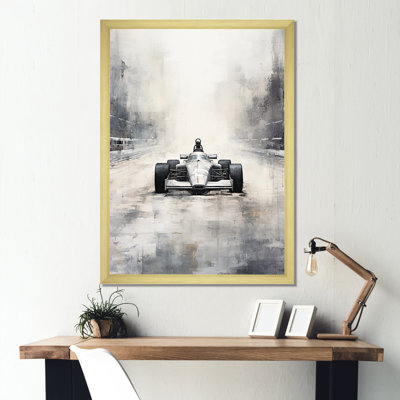 Gris, voiture de course rétro II