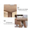 Bureau rectangulaire en bois massif Nordic-684311608