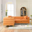 Canapé modulaire en L à 5 places avec coussins 81,5 po Cioffred-126434196