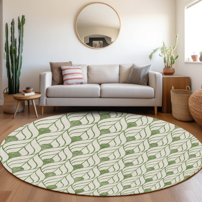  Maliana Area Rug, Round 8'