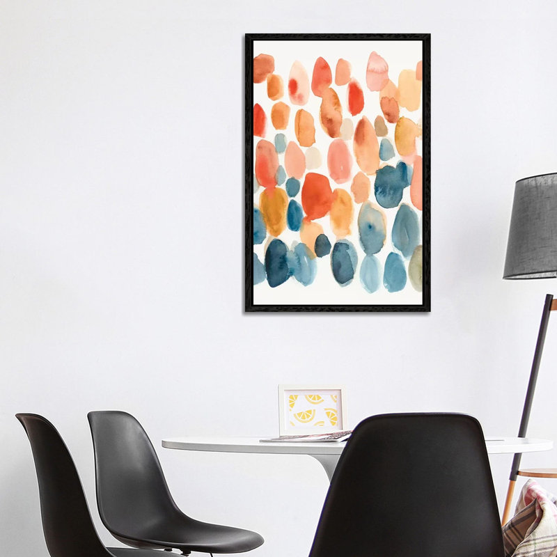 Citrus Season I 1 Piece Floater Frame Wall Art on Canvas, 101.6 cm H x 66.04 cm W, Black