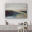 Pastel, sarcelle, peinture brune, paysage abstrait, art contemporain, salon, bureau-93388959-93388952
