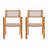 Acacia Wood Outdoor Rattan Chairs-116787723