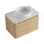 Meuble-lavabo mural 30 po avec 2 portes à fermeture douce