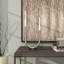 Porte-bougie de table en acier 14,25 po Bianca