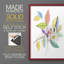 Feuilles de couleurs vives I - impression encadrée de qualité supérieure - prête à être accrochée - aucun clou requis - aucun clou requis-616321928-616321930