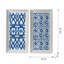 Ensemble de 2 sculptures suspendues, art mural moderne