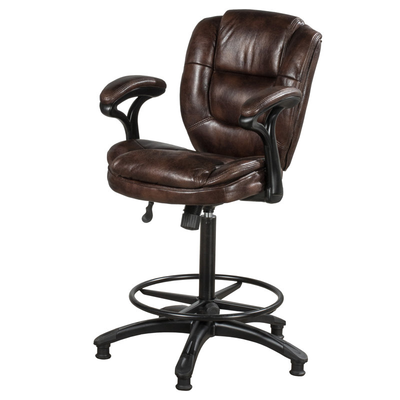 Tabouret tournant à hauteur réglable Raddatz, Brun
