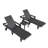 Joubert Outdoor Chaise Lounge with Table-89127291