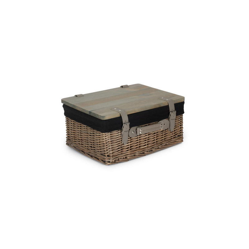 Wicker Gift or Storage Hamper with Lining