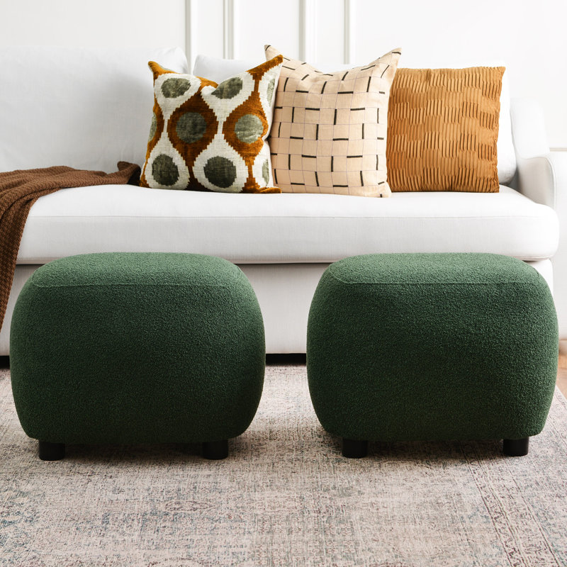 Ensemble de 2 repose-pieds 23 po, Boucle verte