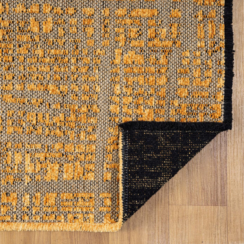 Rustic Textured Area Rug, Rectangle 8'11" x 12'3"