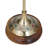 Farrell Metal Small Vintage Style Decorative Gold Scales with Red and Green Floral Accents