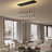 25-Light Long Gold Chandeliers For High Ceilings, Large Raindrop Chandelier-1959459380
