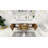 Glasgow 59'' Double Bathroom Vanity with Acrylic Top-1074465198-1193808167
