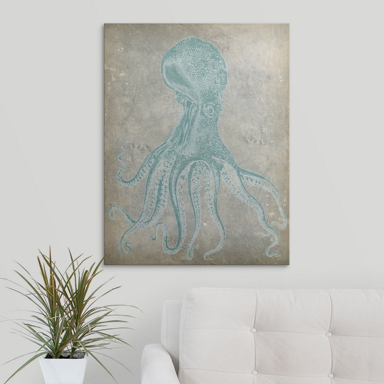 « ii » jennifer grolier, impression Spa Octopus, H 48 po x l 36 po x P 1,5 po, Toile