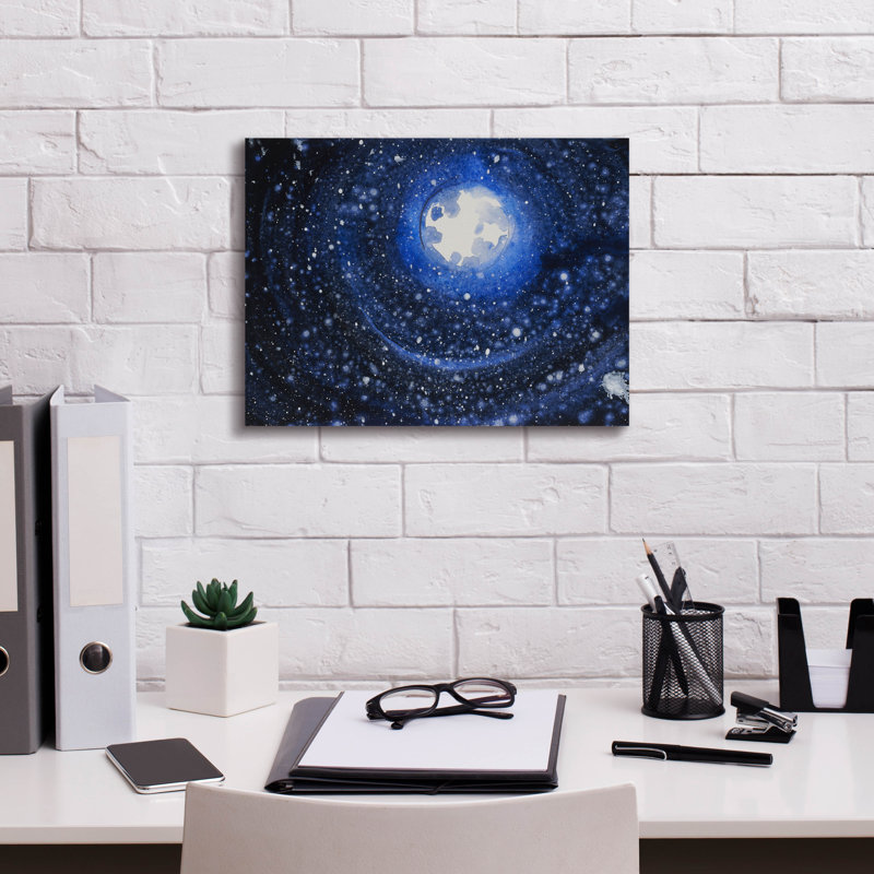 «Starry Night Sky 4» par Erin McGee Ferrell, art mural sur toile, H 12 po x l 16 po