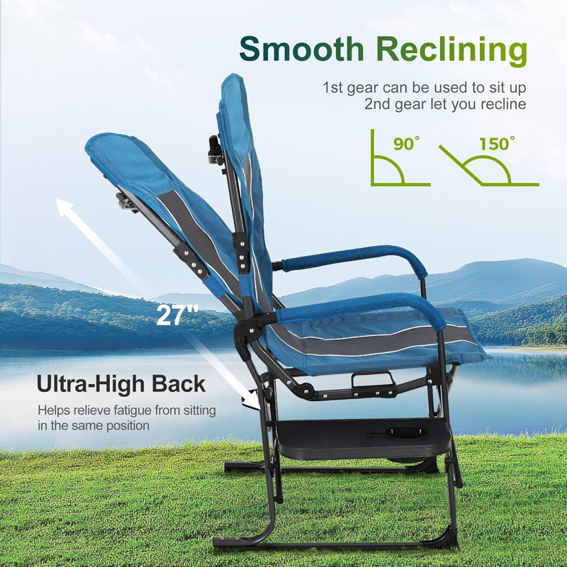Chaises de camping pliantes surdimensionnées
