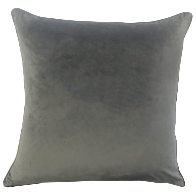 Zeppelin Square Pillow Cover & Insert, Gray