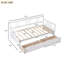 Lit de jour simple en bois avec deux tiroirs-1376086129