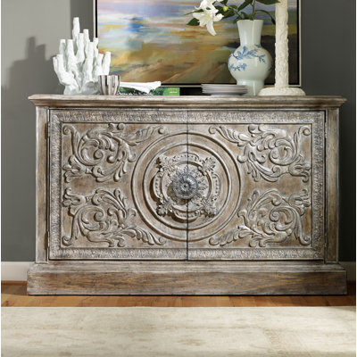 Alisha 60'' Solid Wood Top Console Table