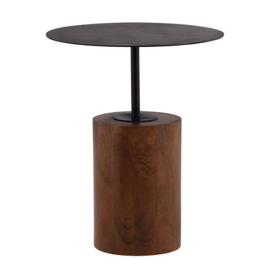 Arlo Mango Wood Side Table, Brown