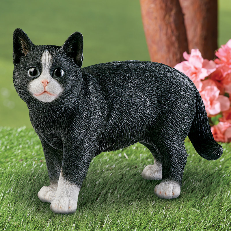 Adamo Cat No Additional Durability Resin Garden Statue
