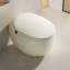 Toilette intelligente 12 "à œuf brute entièrement intégrée pour la maison, fonctionne sans restrictions de pression d'eau