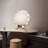 Large and Bright LED Metal Mirror Touch Dimmable Swivel Tabletop Mirror Hollywood Round lighted Makeup Mirror with 11 bulbs and 3x Magnification-1477777346