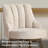 Counter Height Bar Stools,Swivel Bar Stools with Backs,Barstools Set of 2,26'' Solid Wood Legs,Thick Seat Upholstered Linen Fabric Counter Height Stools in Sand-561353373-561896828