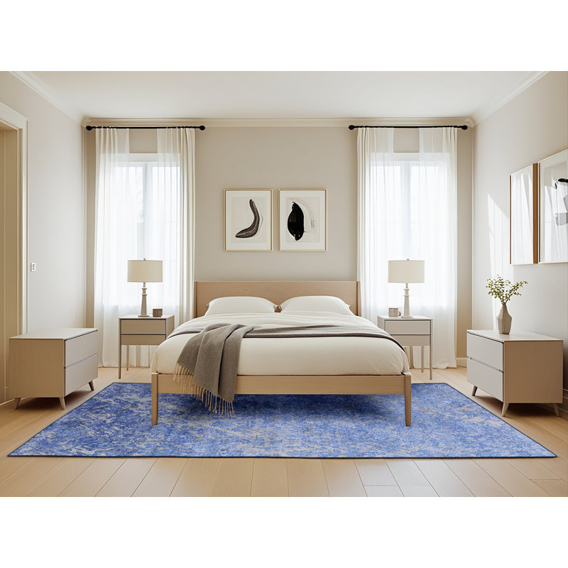 Alboran Abstract Indoor Rug, Rectangle 5' x 8'