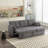 Modular Sectional Sofa L Shaped Modular Couch with Reversible Chaise-1458439920