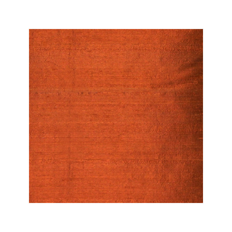 Housse et coussin à recouvrir carré Sankara, H 20 po x l 20 po x P 6 po, Orange brûlé