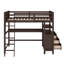 Twin Loft Bed With Drawers,Desk And Shelves-118032727