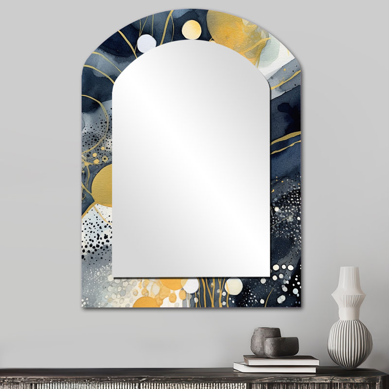 Miroir mural Pastel Abstract, 34 po x 25 po