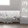 Arteta Moroccan Shag Area Rug for Living Room Bedroom Dining Room Nursery, White/Grey