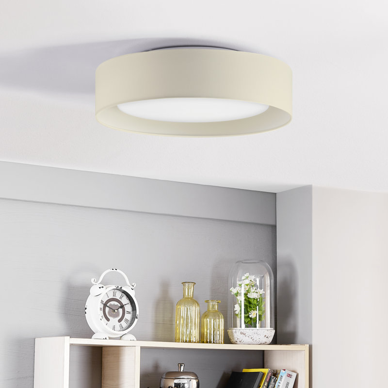 Redbad Flush Mount, Cream