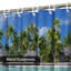 Cocotiers, côte tropicale, océan, plage, magnifique palmier côtier avec 12 crochets-126430682