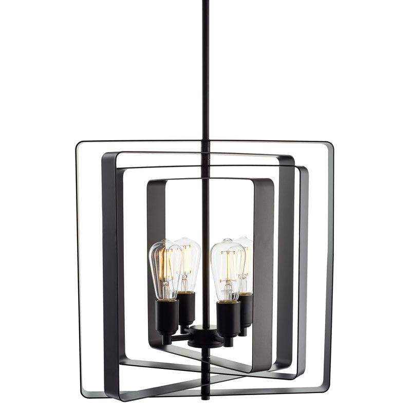 Plemmons 4 - Light Dimmable Geometric Chandelier