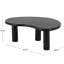 Table basse de salon avec 3 pieds Cole