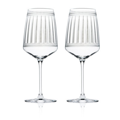 Marrakech Crystal White Wine Glass