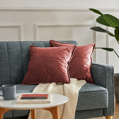 Housse de coussin carré en velours