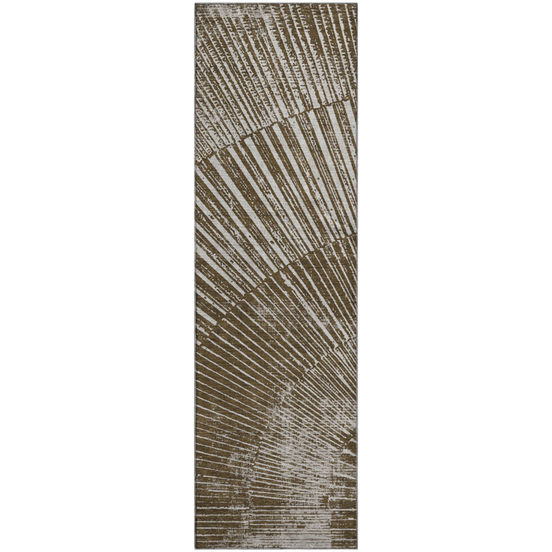 Cerrito Area Rug with Non-Slip Backing, Runner 2'3" x 7'6"