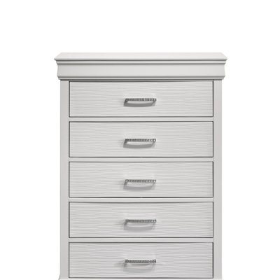 Commode moderne 5 tiroirs en bois