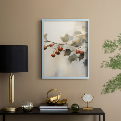 Art des Fêtes de Noël - série 2 - Lxxix, reproduction encadrée - bois massif