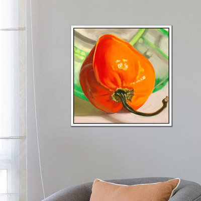 Orange Habanero by Andrea Alvin - Print on Canvas