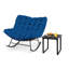 Ensemble de conversation 2 pièces surdimensionné avec coussin et table-1131929660