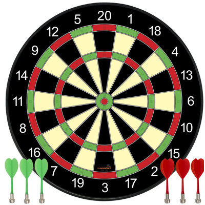 Funsparks LLC Magnetic Dartboard (Darts Included)