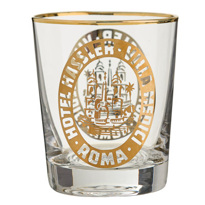 Grand Tour Italy Double Old Fashion Glass