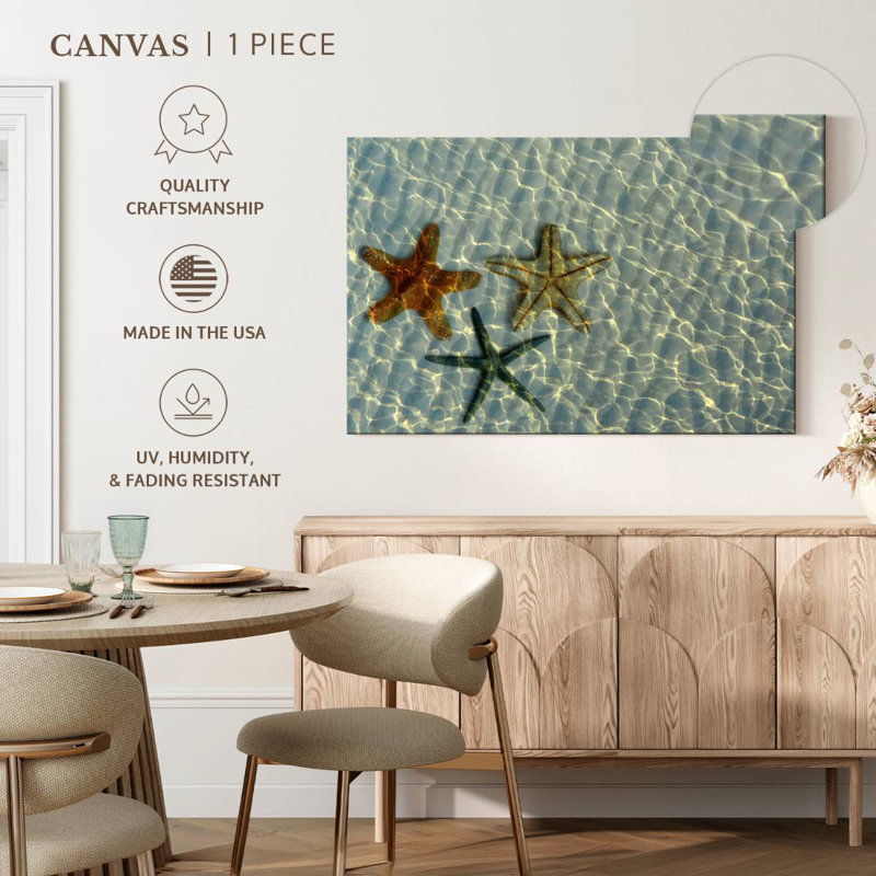 Brampt Underwater Trio Starfish, 34" H x 51" W